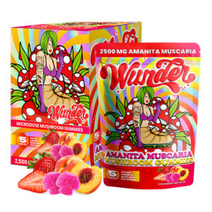 Wunder 2500mg Amanita Muscaria Mushroom Gummies