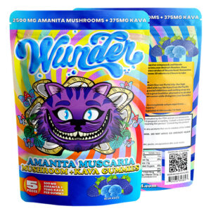 wunder amanita muscaria gummies with kava single pack