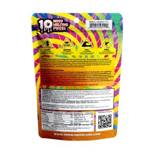 Wunder High Potency Mushroom Gummies + Kanna - Pineapple flavor back image