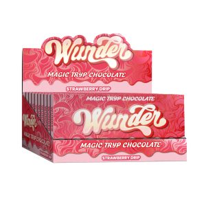 Wunder Magic Tryp Chocolate Bar - Strawberry Drip | 10 ct shelf pack